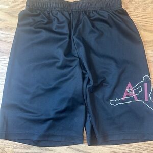 Jordan Kids Black Shorts with Logo